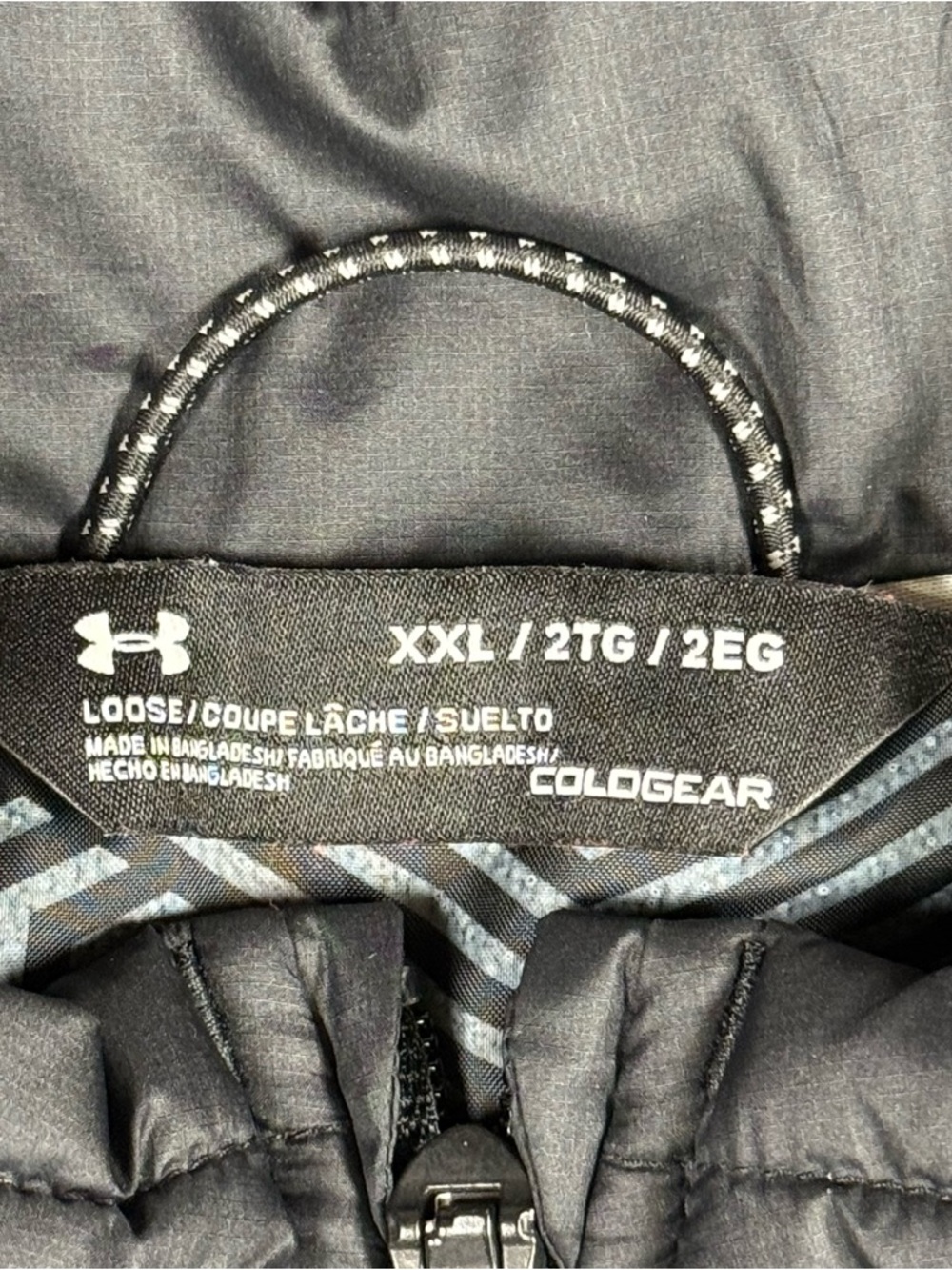 Under Armour ColdGear Puffer Vest Mens XXL Black Full Zip Hybrid - Picture 6 of 8